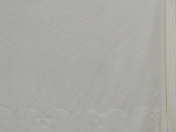 260cm Frosted Scalloped Voile CU968 Cl-2