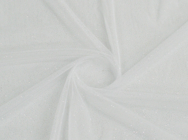 150cm Tulle With Silver GLitters DR1724-1