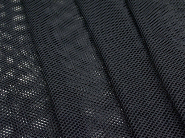 150cm Base Ball Fabric Black DR406-2