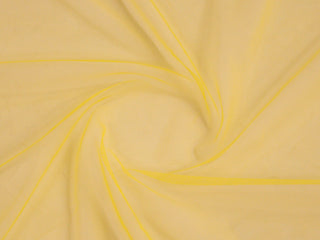 Lemon Yellow Color Cotton Voile Dress Material Fabric - Charu Creation