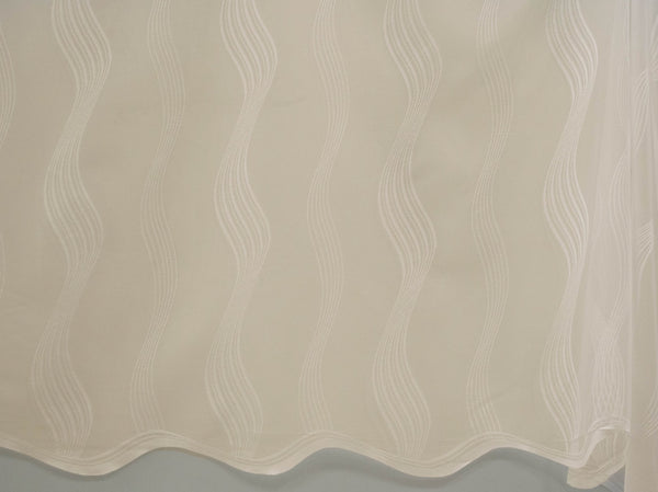 Jacquard Lace Curtain Cream LC117