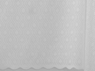 Jacquard Lace Curtain White LC118