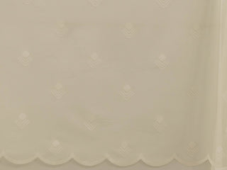 Jacquard Lace Curtain Cream LC119