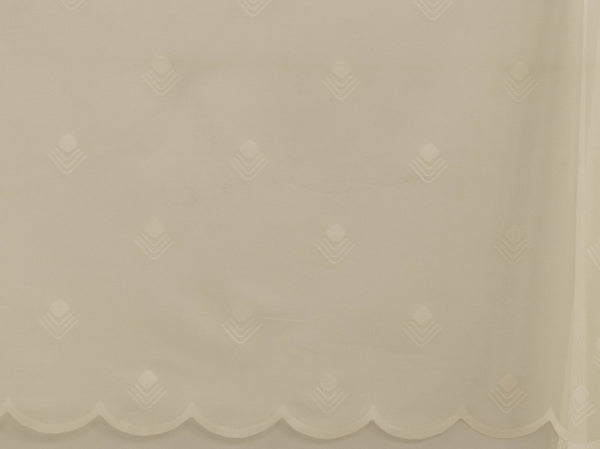 Jacquard Lace Curtain Cream LC119