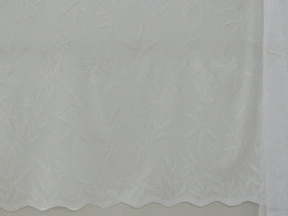 Jacquard Lace Curtain White LC120