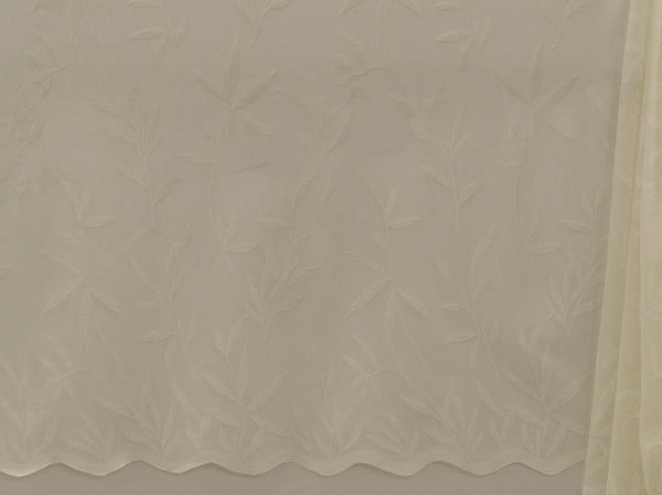 Jacquard Lace Curtain Cream LC120