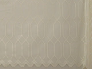 Jacquard Lace Curtain Cream LC121