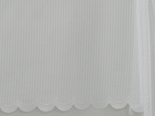 Jacquard Lace Curtain White LC122
