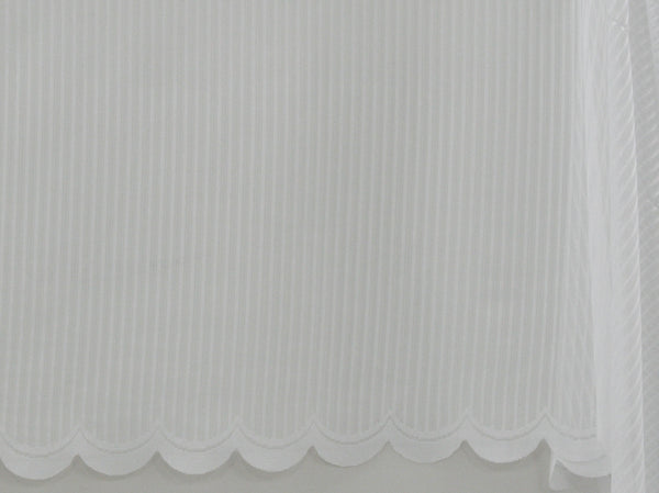 Jacquard Lace Curtain White LC122