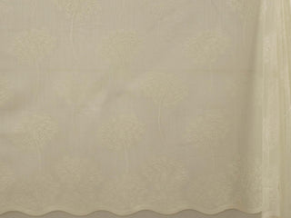 Jacquard Lace Curtain Cream LC123