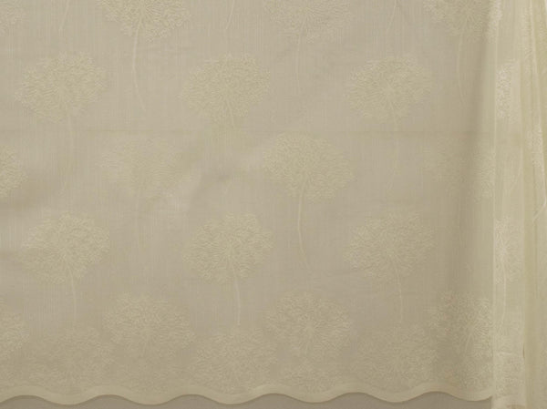 Jacquard Lace Curtain Cream LC123