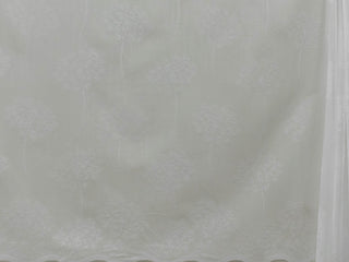 Jacquard Lace Curtain White LC123