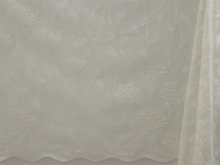 Jacquard Lace Curtain Cream LC124