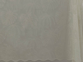 Jacquard Lace Curtain Cream LC125