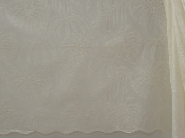 Jacquard Lace Curtain Cream LC126