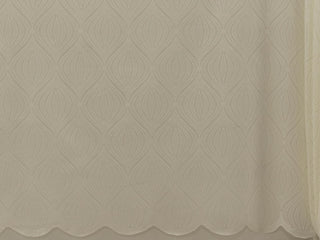 Jacquard Lace Curtain Cream LC129