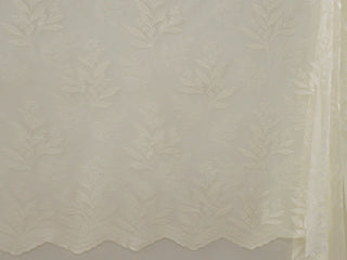 Jacquard Lace Curtain Cream LC132