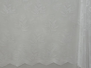Jacquard Lace Curtain White LC132