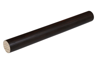 34Mm 1.5M Wooden Pole Brown