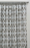 280X220cm Diamond Hues Taped Lined Curtain