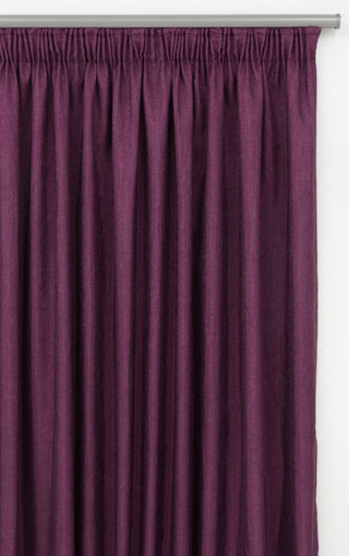 230X220cm Linen Look Lined Taped Curtain
