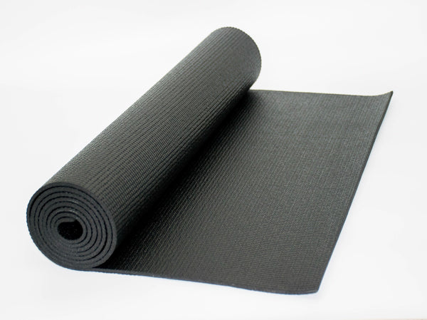 61X173cm Pvc Yoga Mat Black
